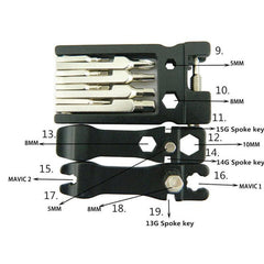 19 in 1 Hex Key Screwdriver Wrench Bicycle Bike - The Family Camper