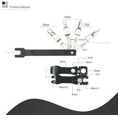 19 in 1 Hex Key Screwdriver Wrench Bicycle Bike - The Family Camper