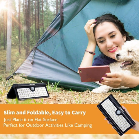 Mpow 58 LED Foldable Waterproof Solar Light - The Family Camper