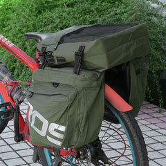 ROSWHEEL MTB Mountain Bike Carrier Rack Bag 3 In 1 - The Family Camper