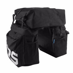 ROSWHEEL MTB Mountain Bike Carrier Rack Bag 3 In 1 - The Family Camper